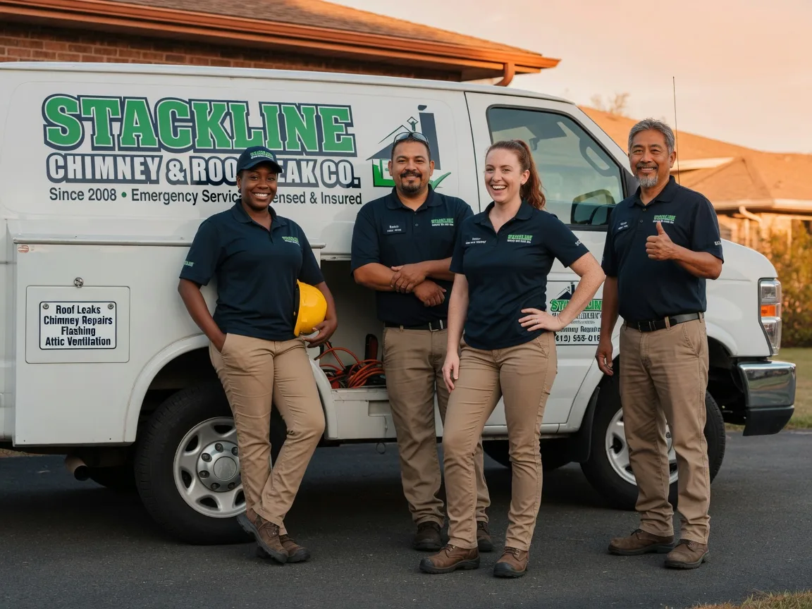 Chimney flashing repair company in Huntsville, AR
